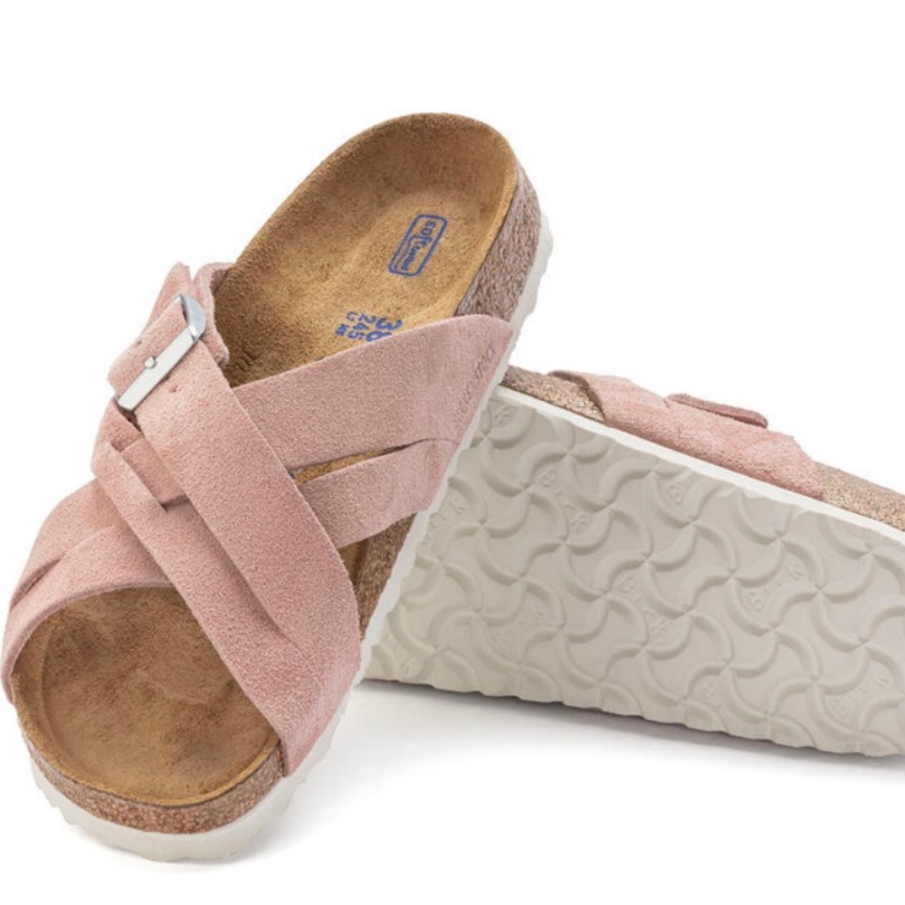 Birkenstock Lugano Soft Footbed in color Pink Clay! Size 37